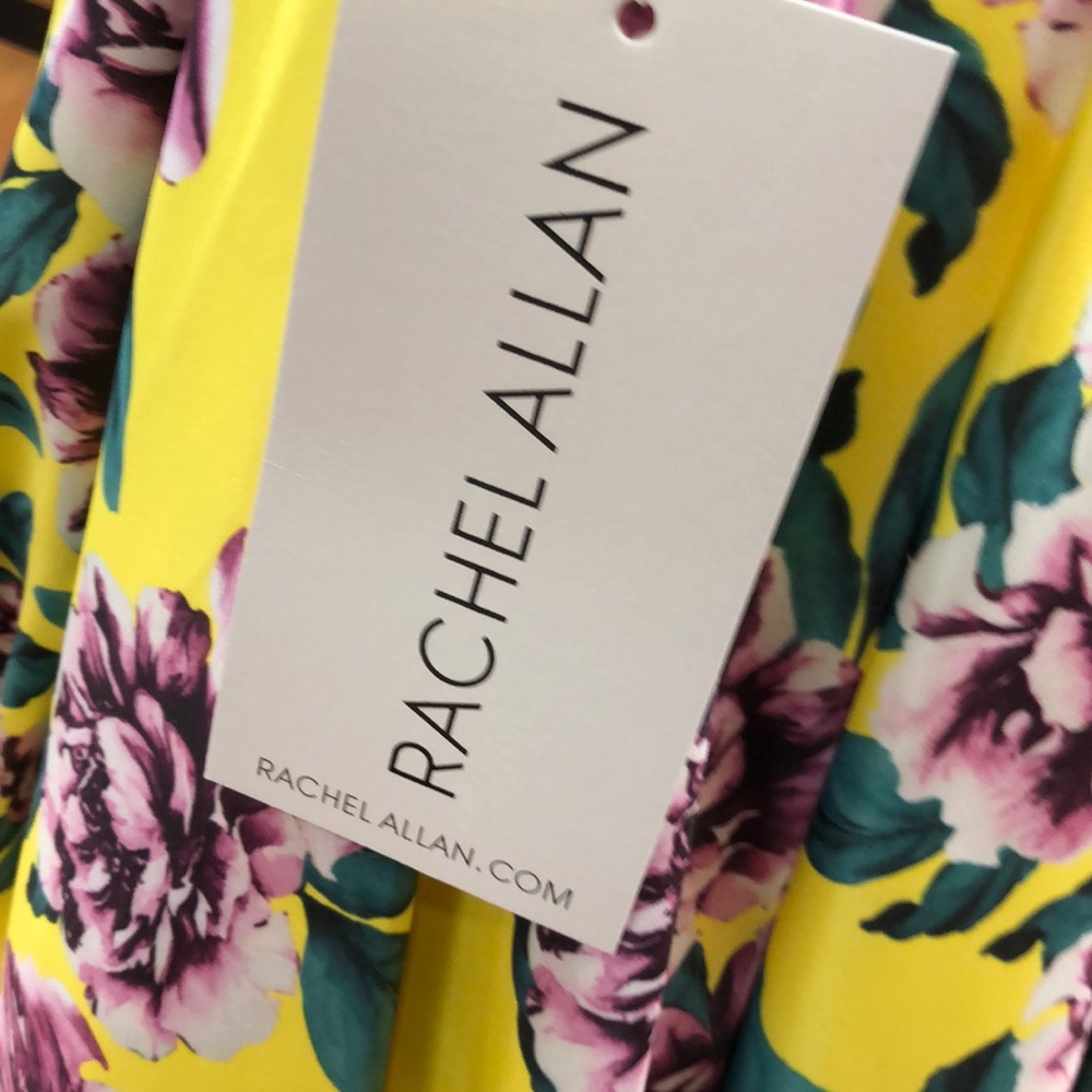 ✔️ Two piece yellow lilac prom dress - Picture 7 of 8